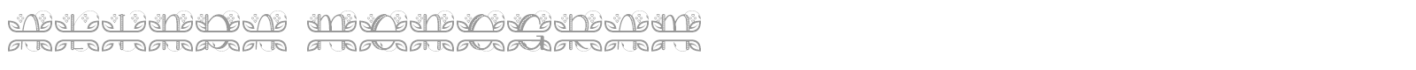 Alinda Monogram font preview